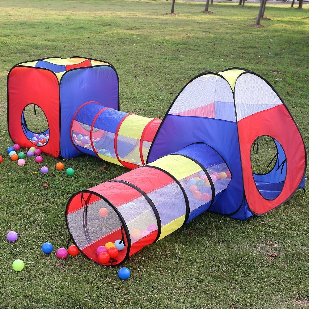 Children's Indoor/Outdoor Ball Pit, Tunnels & Play Tents
