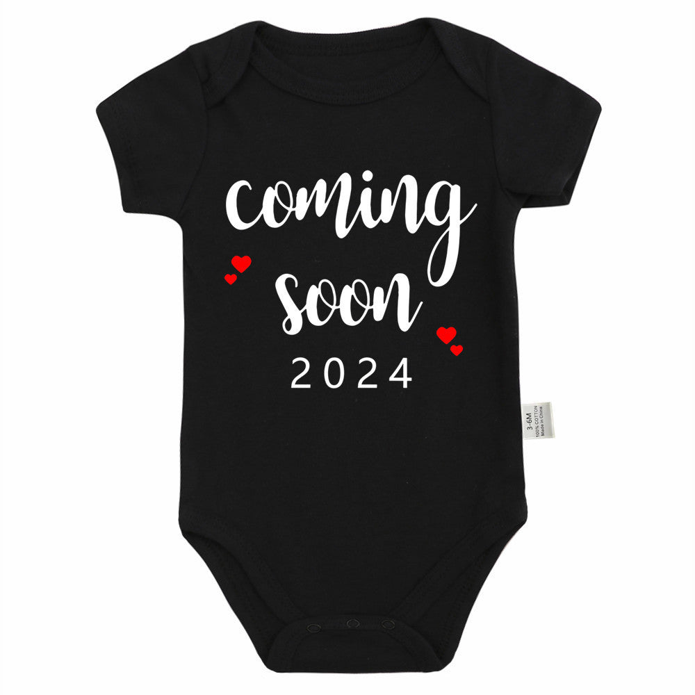 Announced Pregnancy 2024 Newborn Baby Onesie Pure Cotton Boy & Girl