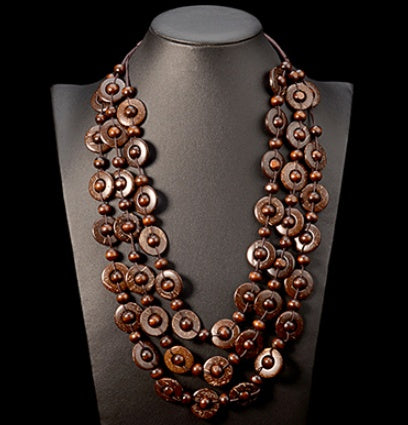 Ethnic style multilayer necklace