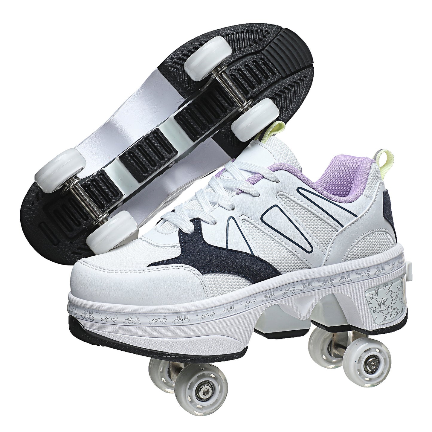 Dual-purpose Roller Skates, Double Row Roller Shoes