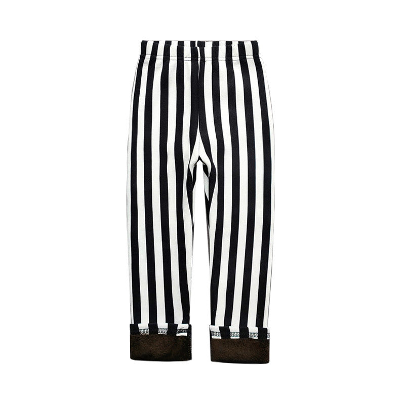 Fleece-lined Thermal Leggings For Girls