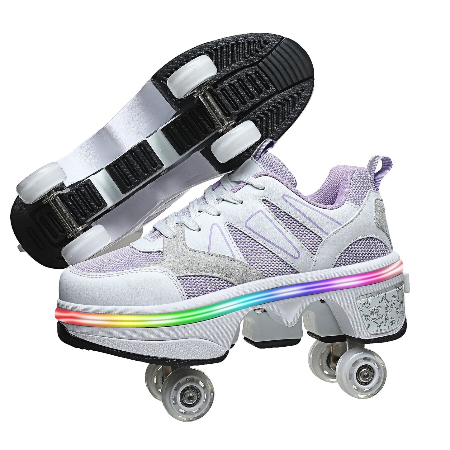 Dual-purpose Roller Skates, Double Row Roller Shoes