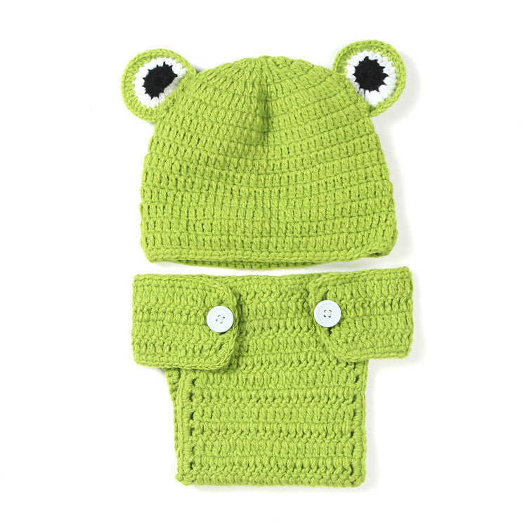 Photo Studio Newborn Baby Photography Frog Outfit