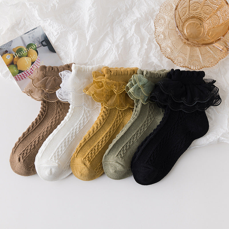 Lolita Style Girls' Lace Socks