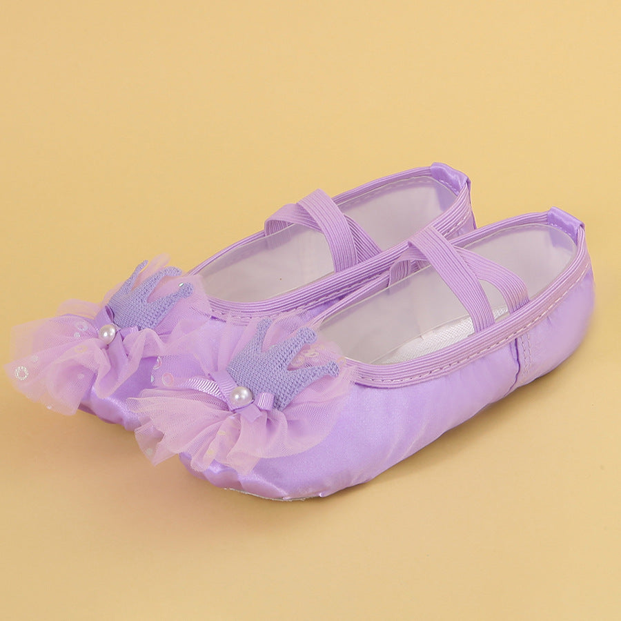 Girls' Dance Shoes Soft Bottom Training Shoes Girl Ballet Shoes