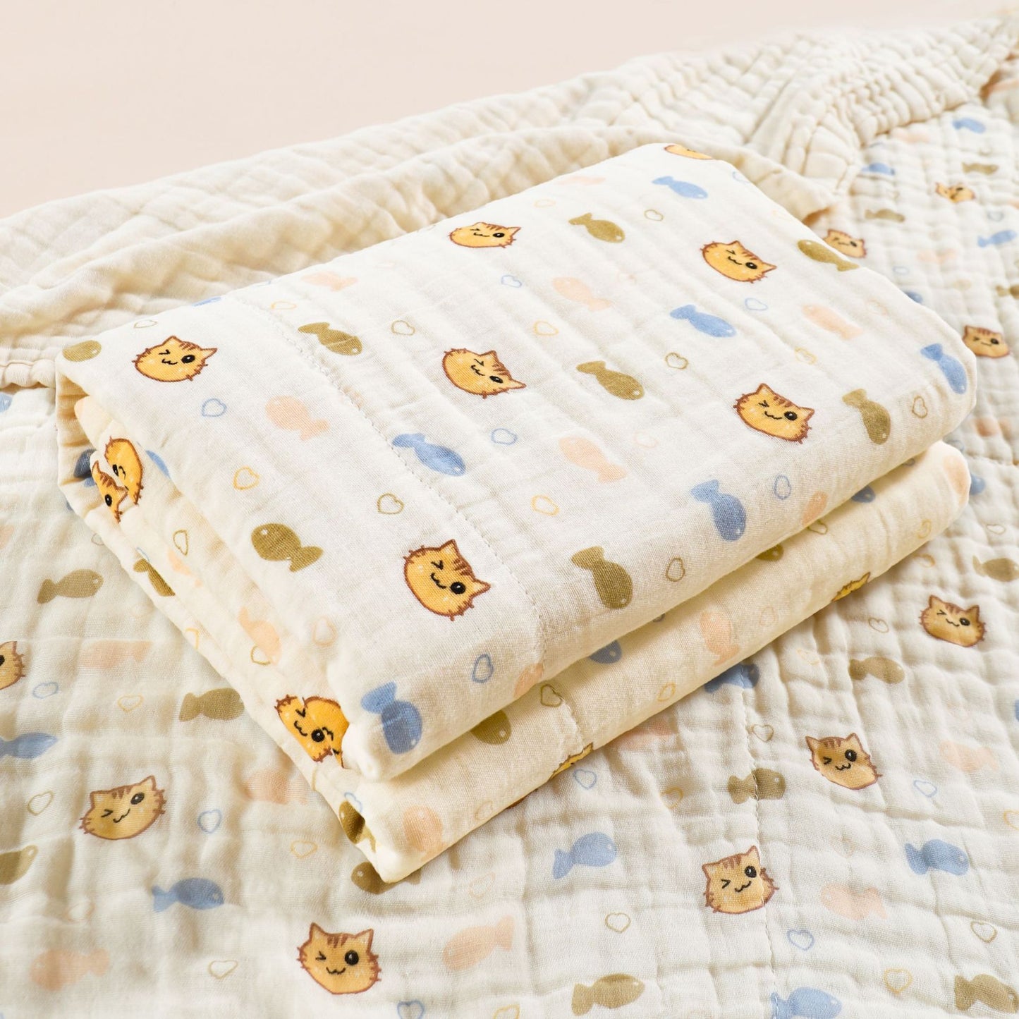 Baby/Toddler Printed Pure Cotton Gauze Blanket