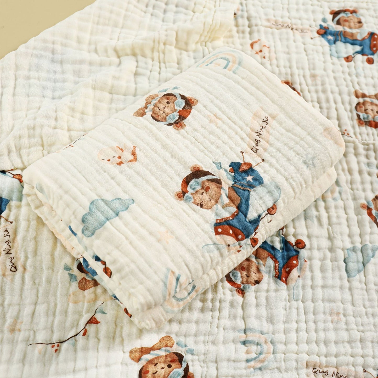 Baby/Toddler Printed Pure Cotton Gauze Blanket