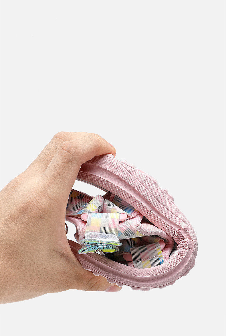 Girls' Toe Beach Sandals, Soft Sole Children Sandals