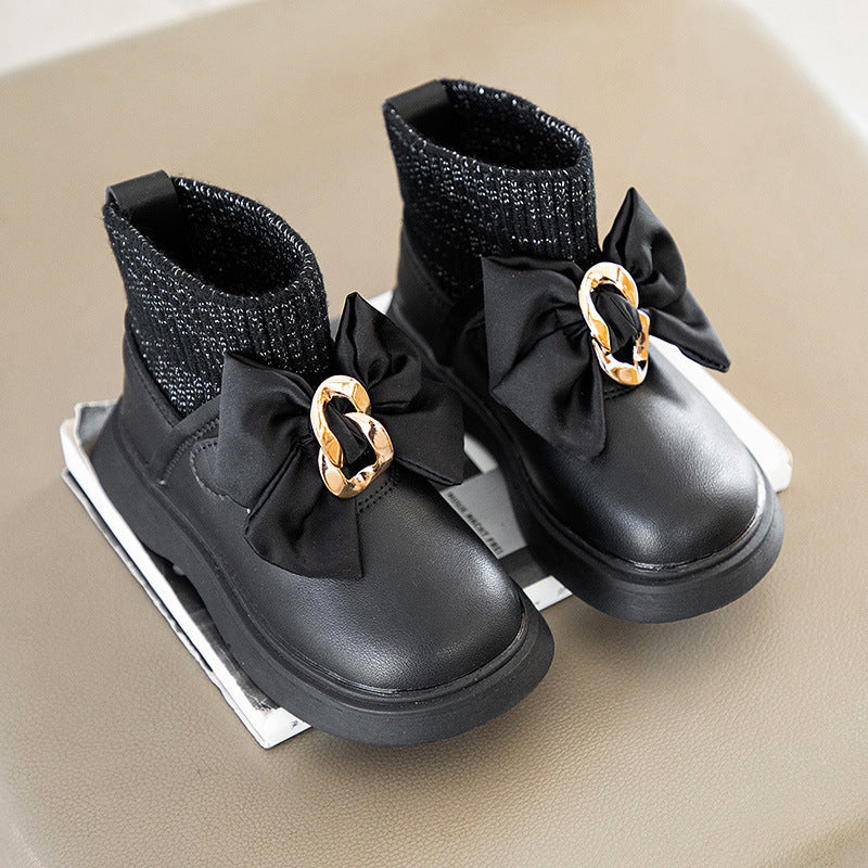 Girls' Padded Cotton Boots