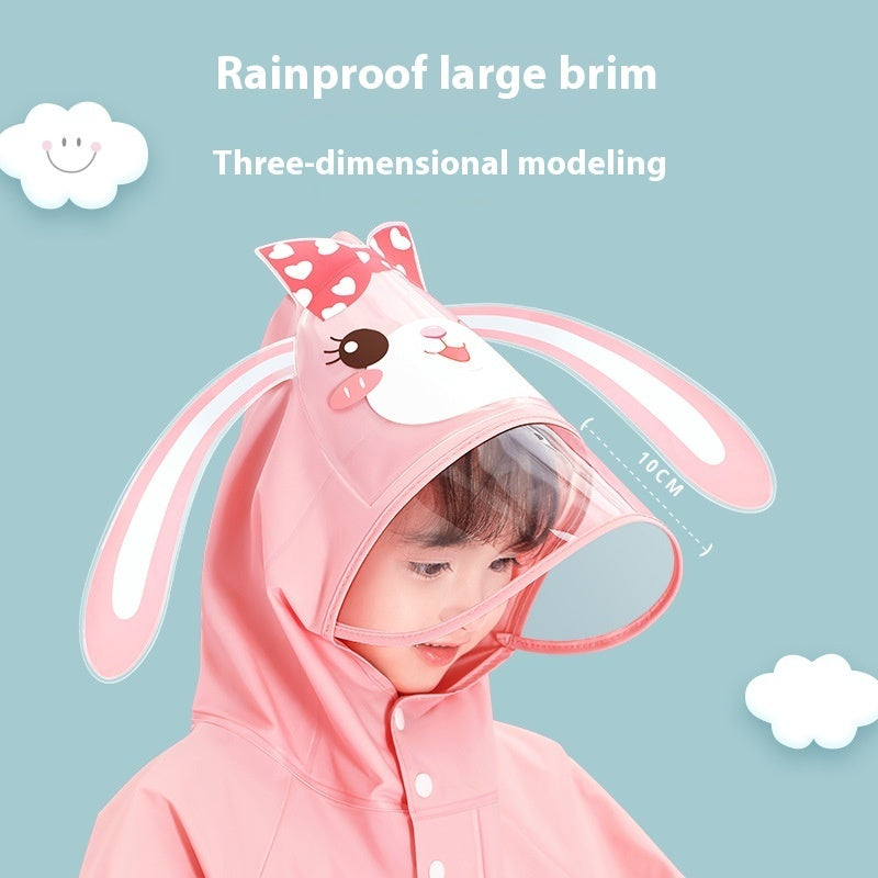 Children's Raincoat Schoolbag Poncho