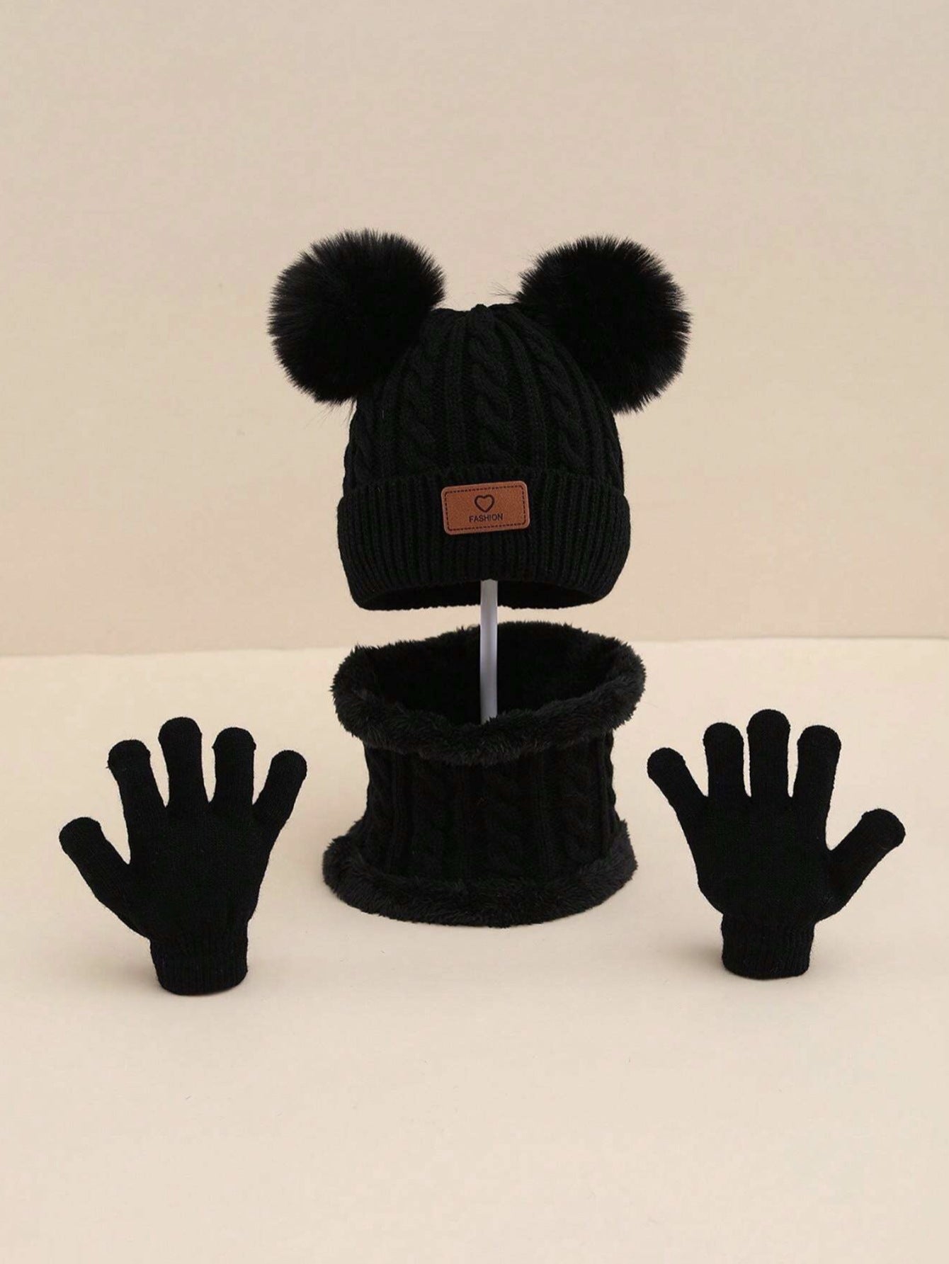 Children's Hat, Scarf & Gloves - 3PC Set