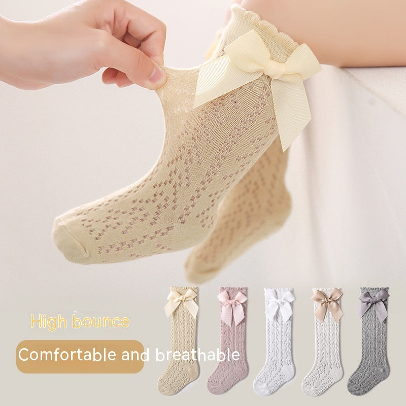 Baby High Socks Spring Summer Mesh Version