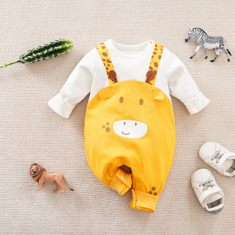 Baby Casual Jumpsuit Fake Two Pieces Jumpsuit