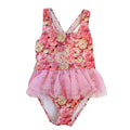 Children's Girl Swimsuit One Piece Cute Little Princess Swimsuit
