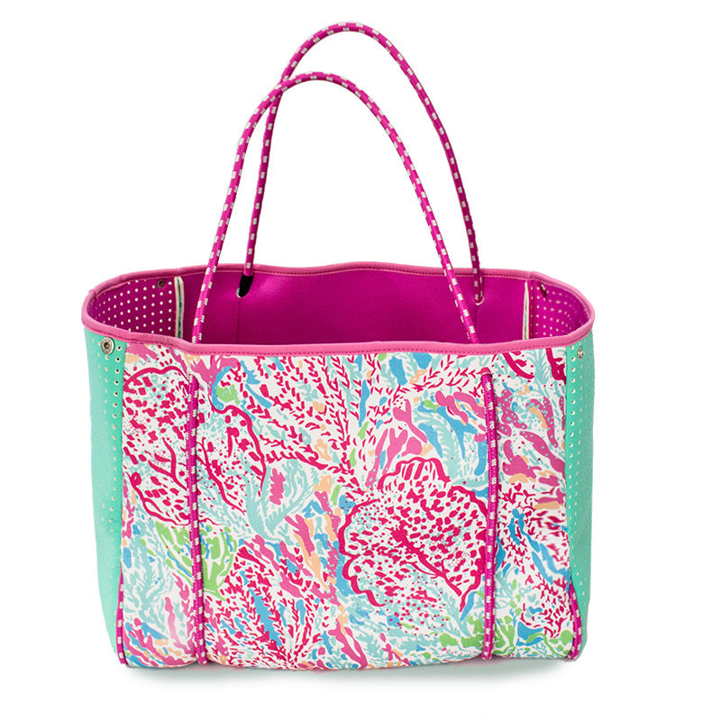 Coral Beach Bag Neoprene Beach Bag