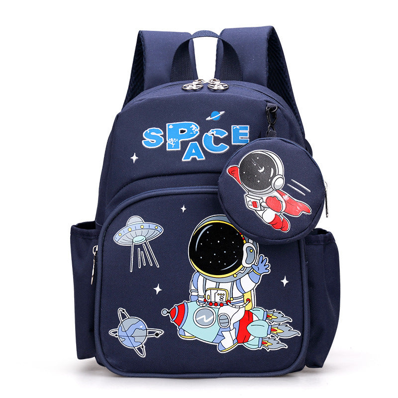 Children's Printed Schoolbag Backpack With Coin Purse