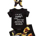 Baby 3 PC Spring/Autumn Outfits, Floral pants