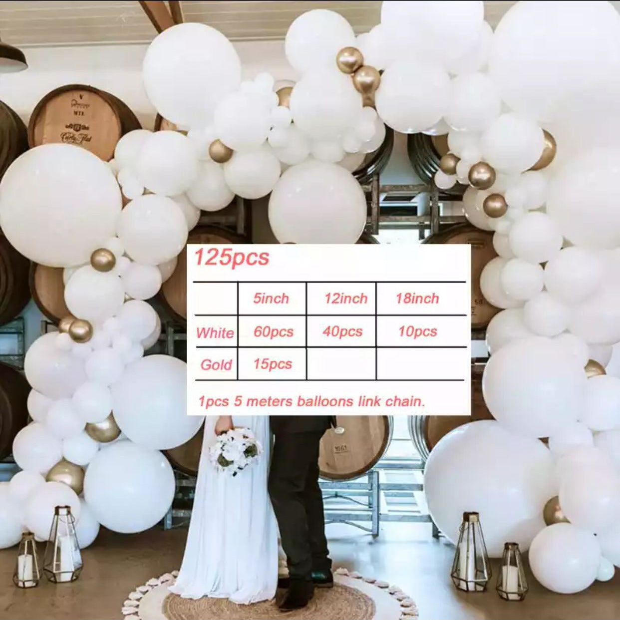 Birthday Party Decoration Balloon Garland Set