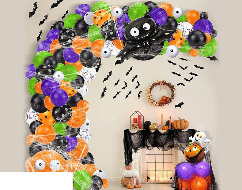 Halloween Party Decor Latex Balloons Set, Multiple Kits to Choose From