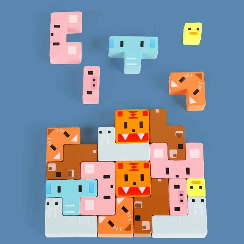 Fashion Wooden Bricks Pro, Educational Toy