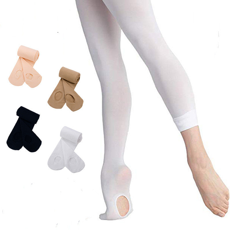 Children Dance Thin Ripped Leggings, Girls' Dance Tights