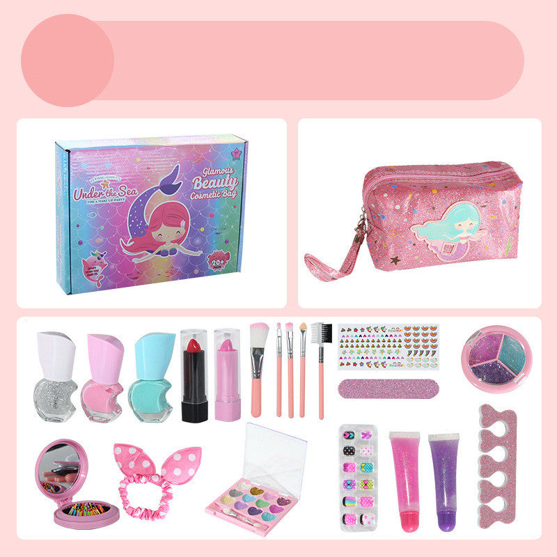 Children's Cosmetics Toy Set, Girls Make-up Kit