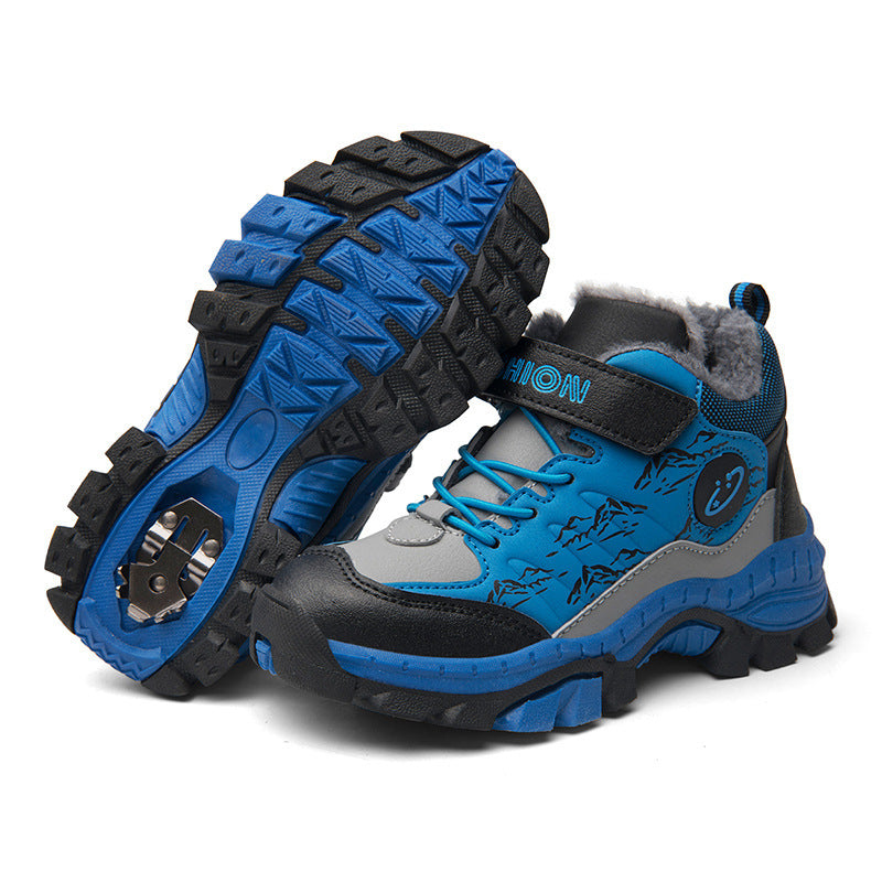 Boys' Large Cotton Hiking Shoes