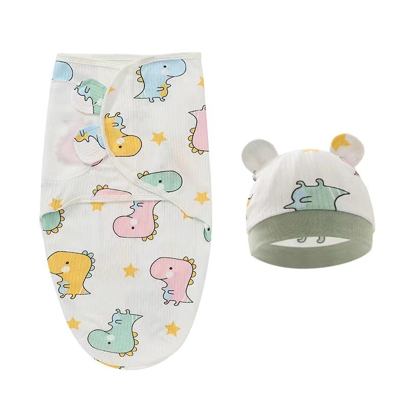 Newborn Swaddle & Hat 2pc Set, Boy & Girl Designs To Choose From