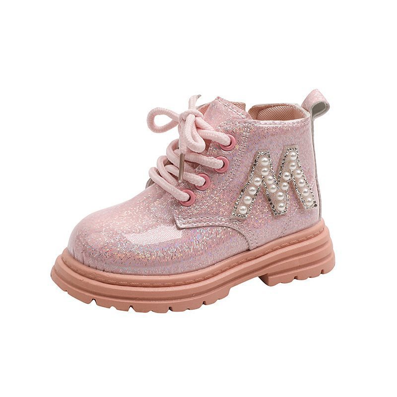 Children's Martin Boots Girls' Performing Soft Bottom Short Boots