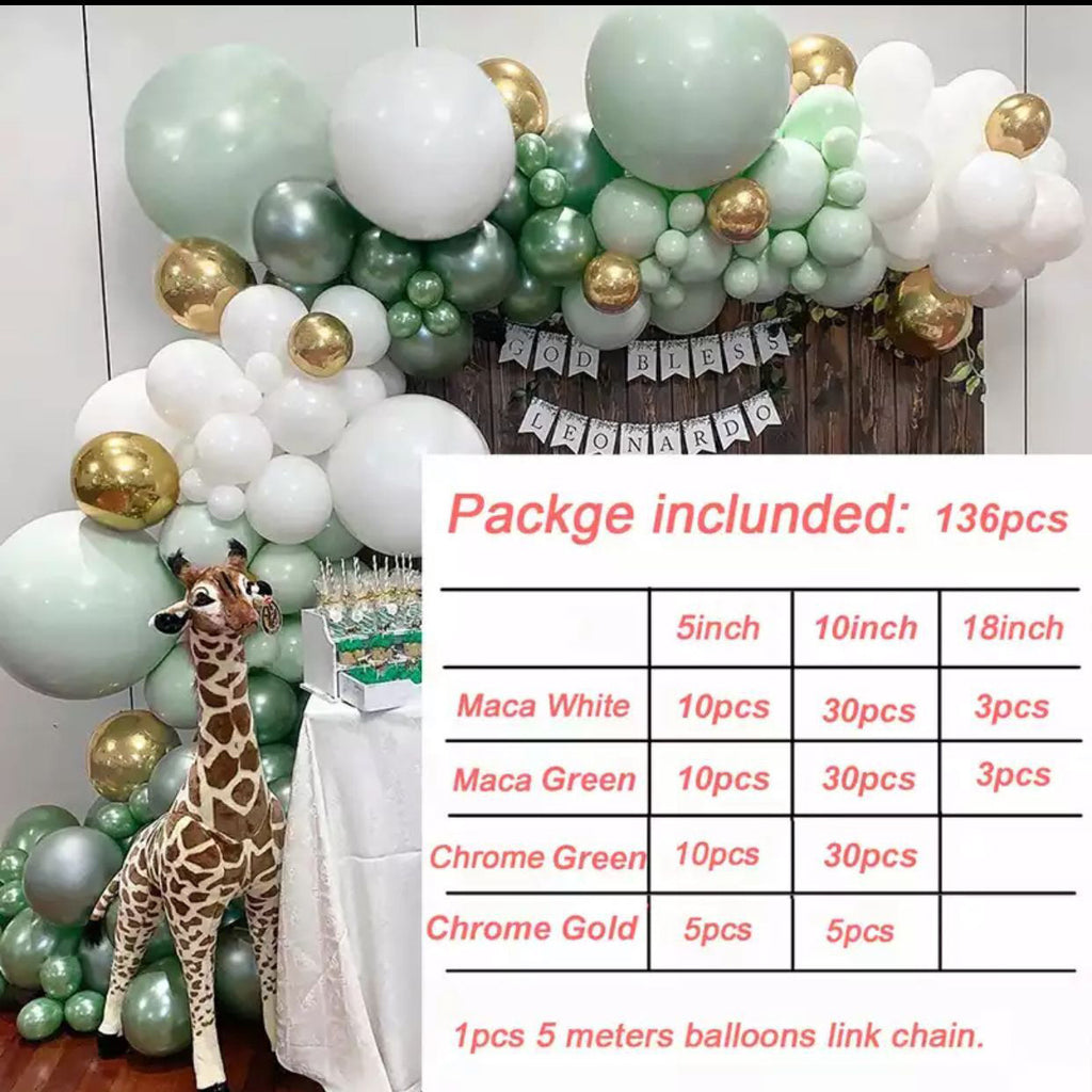 Birthday Party Decoration Balloon Garland Set