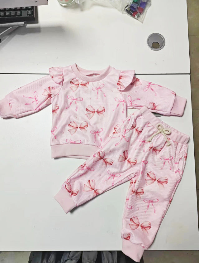 Baby Girls' Butterfly Print 2 PC Outfit
