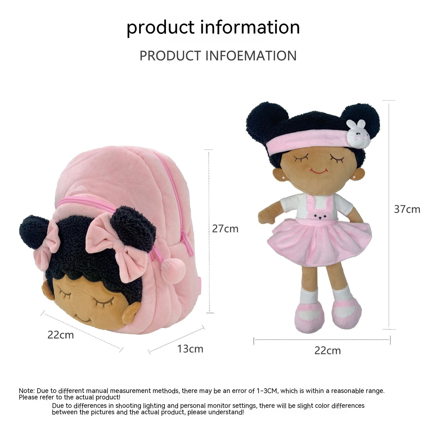 Cute Girls' Doll Pack Cartoon