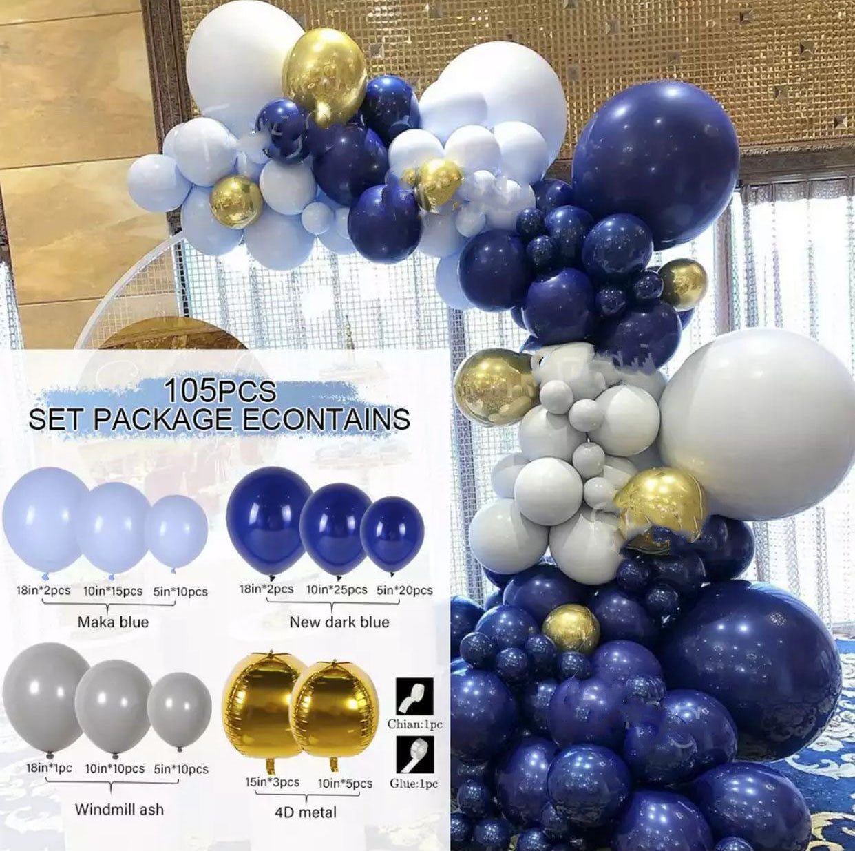 Retro Colored Irregular Balloon Arch Garland Kits, Multiple Kits Available