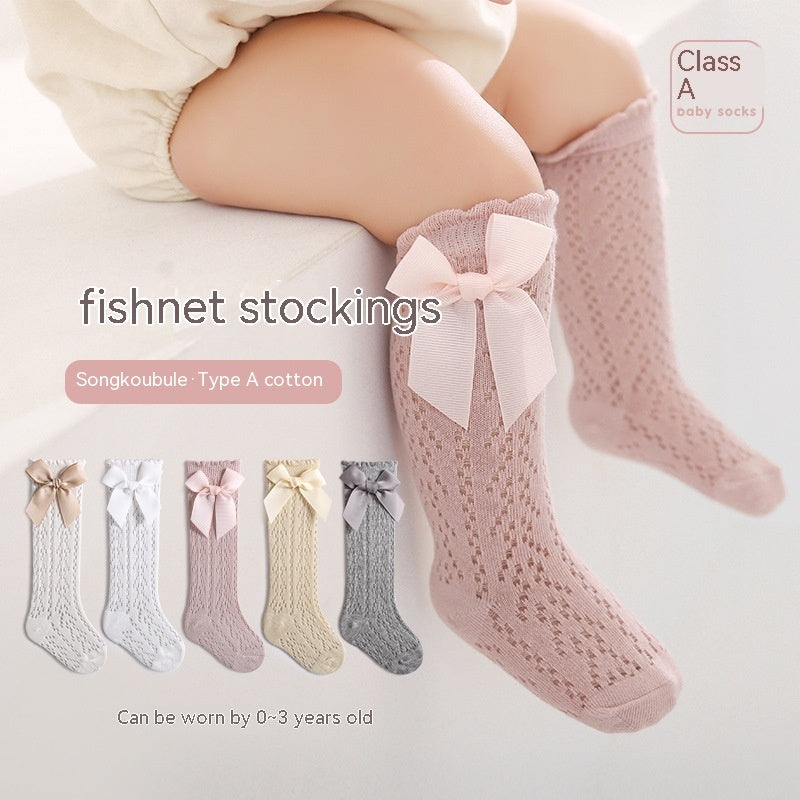 Baby High Socks Spring Summer Mesh Version