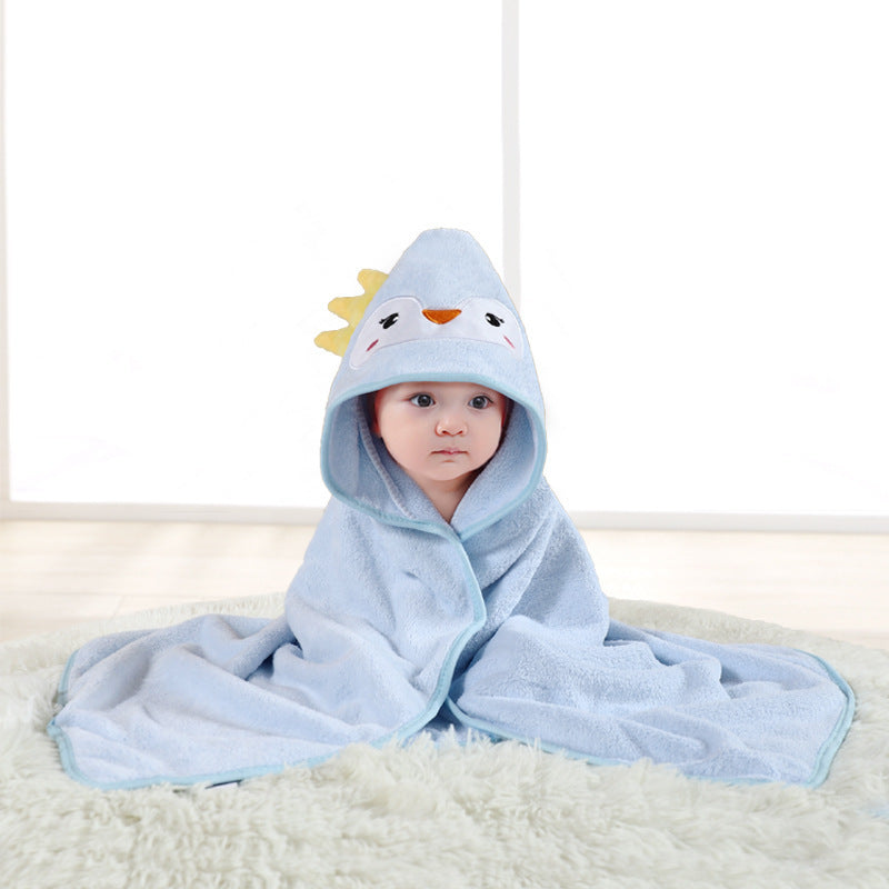 Baby Animal Swaddling Hooded Blanket