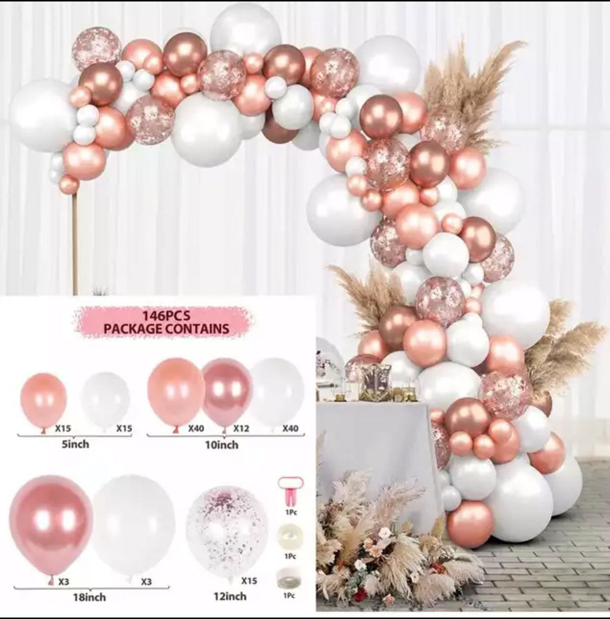 Retro Colored Irregular Balloon Arch Garland Kits, Multiple Kits Available