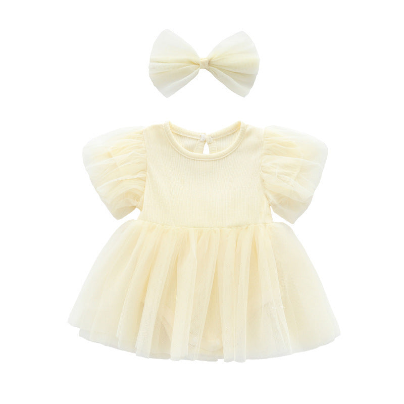 Baby Girl Summer Pure Cotton Princess Dress