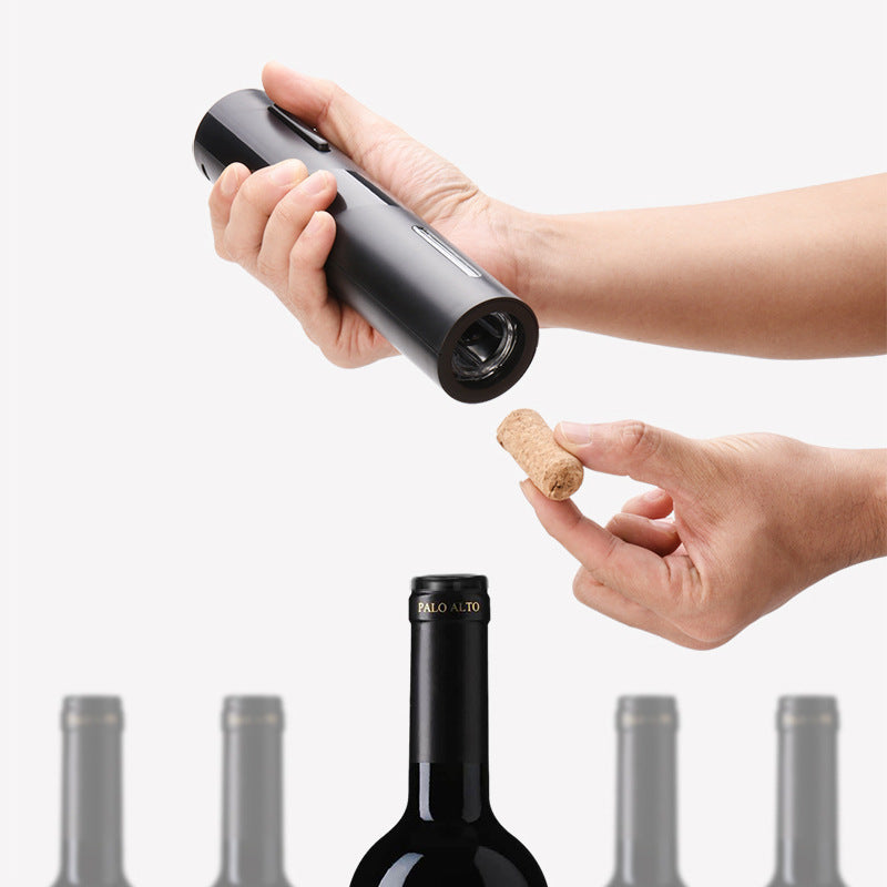 Five-in-one Red Wine Set, Base Electric Bottle Opener, Gift For Dad