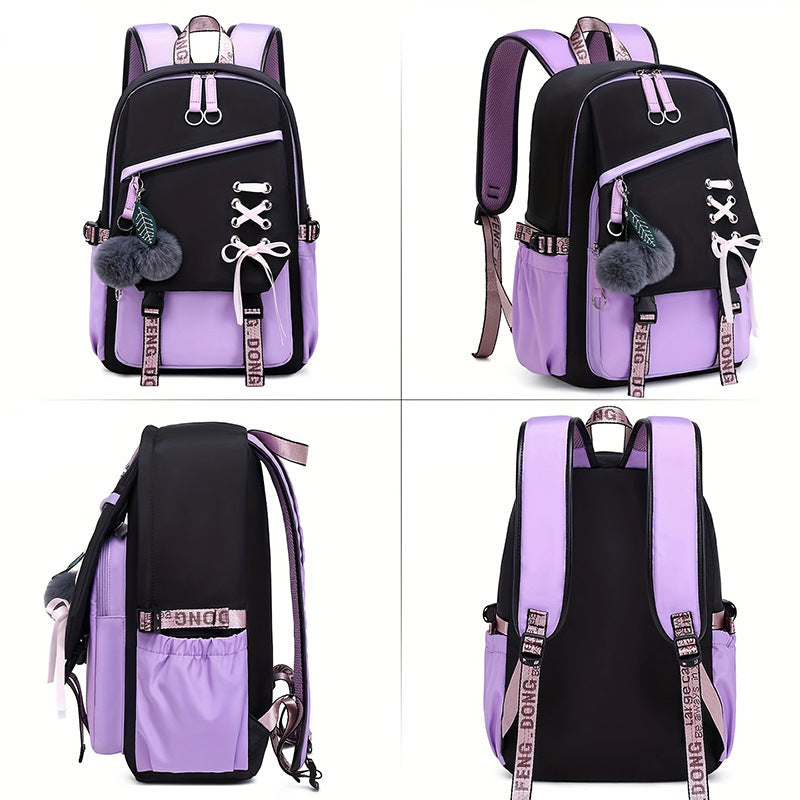 New Bow Girls' Backpack