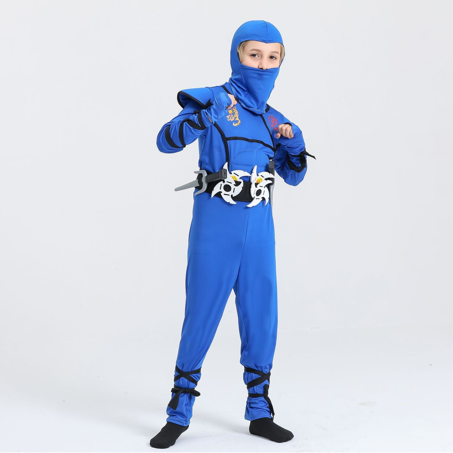 Children's Halloween Blue Ninja Costume