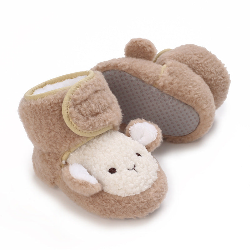 Baby Non-slip Cartoon Cotton Slippers