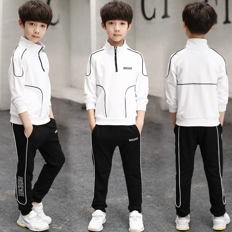 Boys Spring And Autumn Sports Western Style 2pc Set