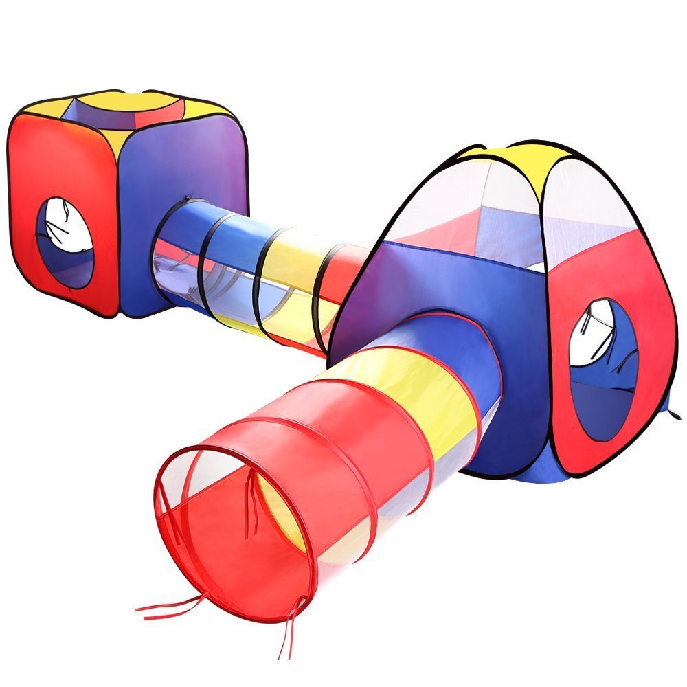 Children's Indoor/Outdoor Ball Pit, Tunnels & Play Tent