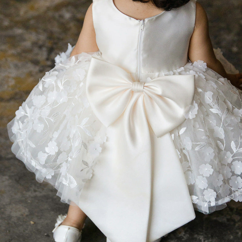 Flower Girl Western Style Wedding Party Dress, Formal Dress