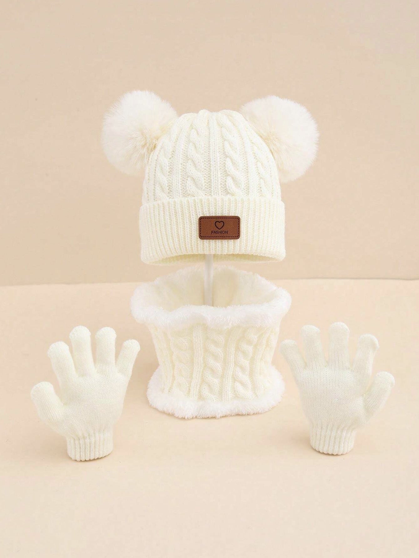 Children's Hat, Scarf & Gloves - 3PC Set