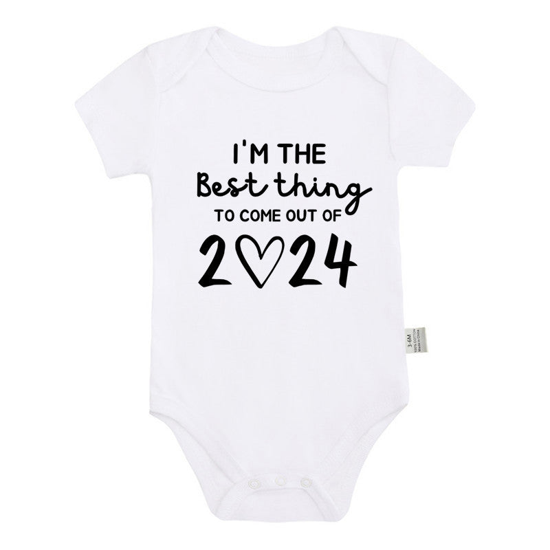 Announced Pregnancy 2024 Newborn Baby Onesie Pure Cotton Boy & Girl