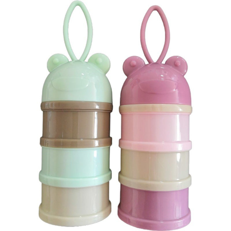 Portable Multi Layer Cartoon Milk Powder Holder