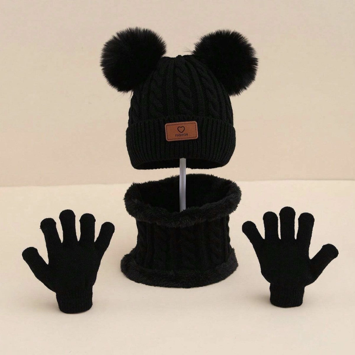 Children's Hat, Scarf & Gloves - 3PC Set