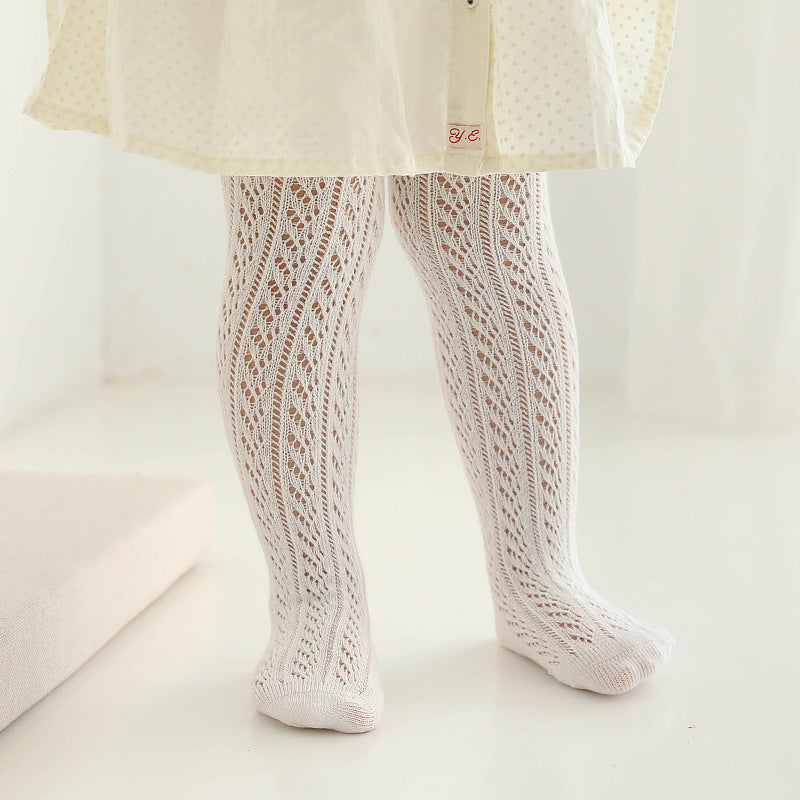 Summer Thin Baby Mesh Pantyhose