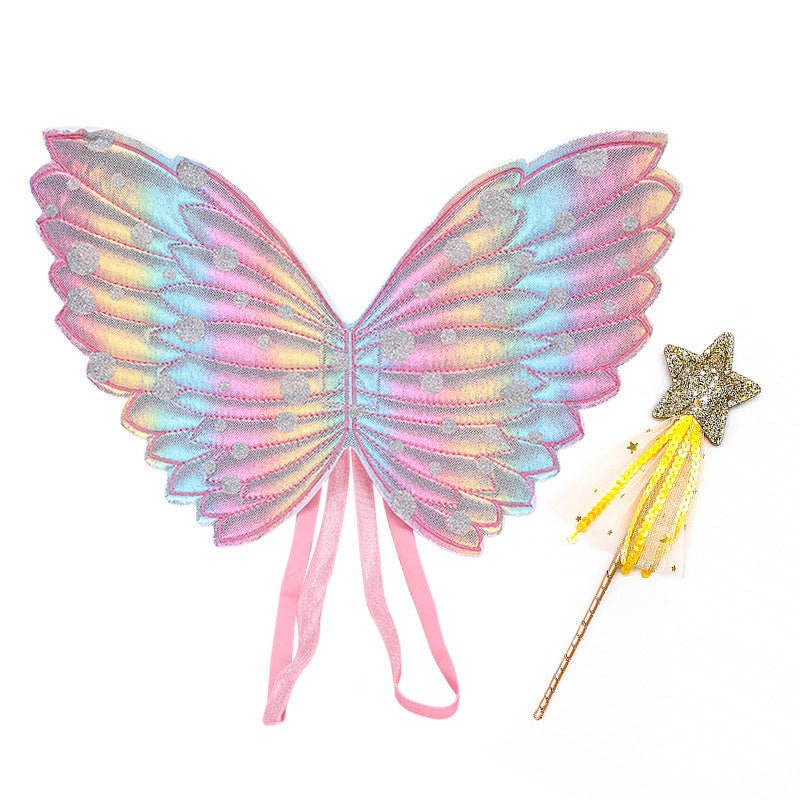 Butterfly Rainbow Wings Costume Accessories